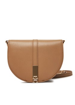 Torebka Tommy Hilfiger Heritage Saddle Bag AW0AW17164 Brązowy ze sklepu eobuwie.pl w kategorii Listonoszki - zdjęcie 182078046