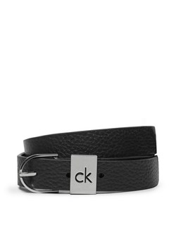 Pasek Damski Calvin Klein Ck Loop Thin Round Buckle 2.5 K60K612856 Czarny ze sklepu eobuwie.pl w kategorii Paski damskie - zdjęcie 182078075