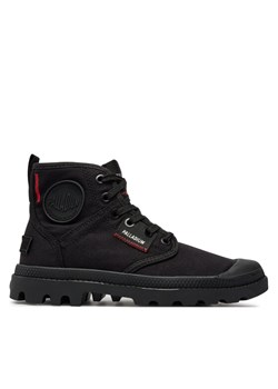 Trapery Palladium Pampa Hi Patch 79117-008-M Czarny ze sklepu eobuwie.pl w kategorii Workery damskie - zdjęcie 182078076