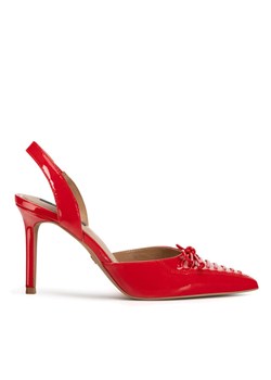 Sandały Nine West WFA2995-1 Czerwony ze sklepu eobuwie.pl w kategorii Czółenka - zdjęcie 182078526
