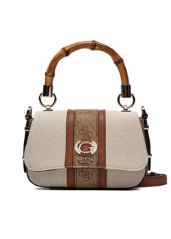 Torebka Guess Kerima (Ag) Mini-Bags HWAG93 37780 Écru ze sklepu eobuwie.pl w kategorii Listonoszki - zdjęcie 182078676