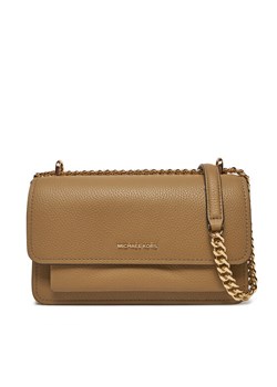 Torebka MICHAEL Michael Kors Claire 30T4GC7L3T Brązowy ze sklepu eobuwie.pl w kategorii Kopertówki - zdjęcie 182078865