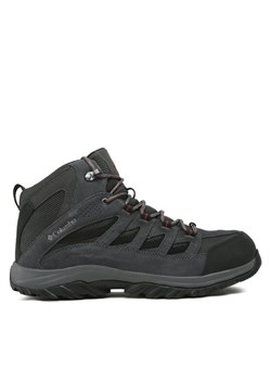 Trekkingi Columbia Crestwood Mid Waterproof BM5371 Szary ze sklepu eobuwie.pl w kategorii Buty trekkingowe męskie - zdjęcie 182079006