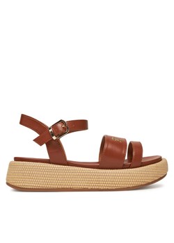 Espadryle Tommy Hilfiger T3A2-33793-0326 S Brązowy ze sklepu eobuwie.pl w kategorii Espadryle damskie - zdjęcie 182079467