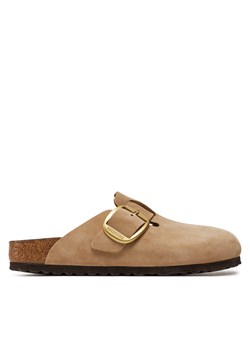 Klapki Birkenstock Boston Big Buckle 1028052 Beżowy ze sklepu eobuwie.pl w kategorii Klapki damskie - zdjęcie 182079507