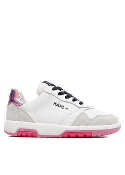 Sneakersy Karl Lagerfeld Kids Z30008 M Biały ze sklepu eobuwie.pl w kategorii Buty sportowe dziecięce - zdjęcie 182079597