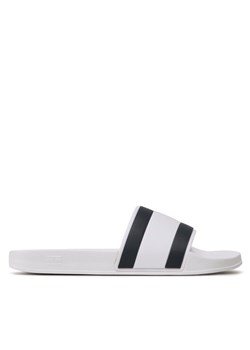 Klapki Tommy Hilfiger Rubber Th Flag Pool FM0FM04236 Biały ze sklepu eobuwie.pl w kategorii Klapki męskie - zdjęcie 182079628