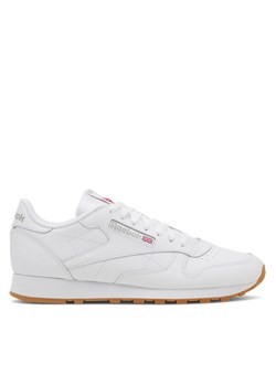 Sneakersy Reebok Classic Leather 100008491 Biały ze sklepu eobuwie.pl w kategorii Buty sportowe męskie - zdjęcie 182079866