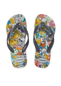 Japonki Havaianas 41378895233 Szary ze sklepu eobuwie.pl w kategorii Klapki męskie - zdjęcie 182079956