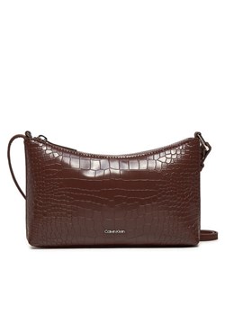 Torebka Calvin Klein Ck Must Conv K60K612695 Brązowy ze sklepu eobuwie.pl w kategorii Listonoszki - zdjęcie 182079987