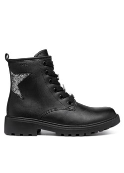 Kozaki Geox Jr Casey J9420G 054EW C9244 S Czarny ze sklepu eobuwie.pl w kategorii Buty zimowe dziecięce - zdjęcie 182080106