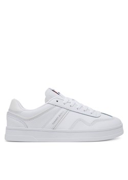 Sneakersy Tommy Jeans The Greenwich Leather EN0EN02794 Biały ze sklepu eobuwie.pl w kategorii Buty sportowe damskie - zdjęcie 182080269