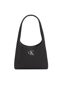 Torebka Calvin Klein Jeans Minimal Monogram A Shoulderbag T K60K611820 Czarny ze sklepu eobuwie.pl w kategorii Listonoszki - zdjęcie 182080395