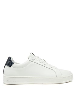 Sneakersy Calvin Klein Low Top Lace Up Woven HM0HM01767 Biały ze sklepu eobuwie.pl w kategorii Buty sportowe męskie - zdjęcie 182080418