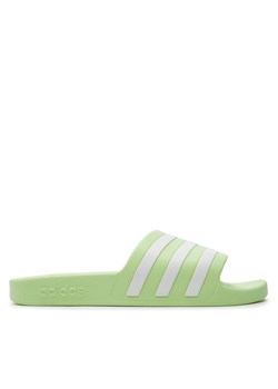 Klapki adidas adilette Aqua Slides IF6046 Zielony ze sklepu eobuwie.pl w kategorii Klapki damskie - zdjęcie 182080475