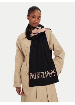 Szalik Patrizia Pepe 8F9239/A6B2-X1HM Czarny ze sklepu eobuwie.pl w kategorii Szaliki i chusty damskie - zdjęcie 182080678