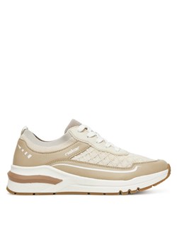 Sneakersy Rieker M6609-60 Beżowy ze sklepu eobuwie.pl w kategorii Buty sportowe damskie - zdjęcie 182080749