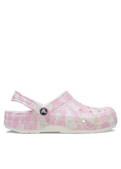 Klapki Crocs Classic Duke Print Clog 210003 Różowy ze sklepu eobuwie.pl w kategorii Klapki damskie - zdjęcie 182080897