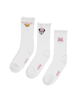 Skarpety Mickey&Friends ACCCS-AW24-116DSTC (3-PACK) Biały ze sklepu eobuwie.pl w kategorii Skarpetki dziecięce - zdjęcie 182080958