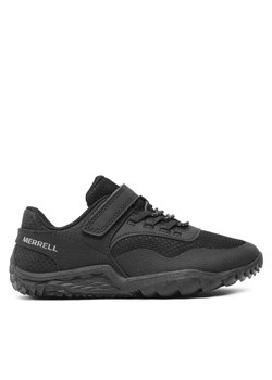 Buty do biegania Merrell Trail Glove 7 A/C MK266792 Czarny ze sklepu eobuwie.pl w kategorii Buty sportowe dziecięce - zdjęcie 182081158
