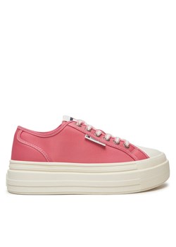 Trampki Tommy Jeans Foxing EN0EN02713 Różowy ze sklepu eobuwie.pl w kategorii Trampki damskie - zdjęcie 182081385