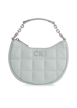 Torebka Calvin Klein Ck Square Quilt K60K612020 Szary ze sklepu eobuwie.pl w kategorii Listonoszki - zdjęcie 182081426