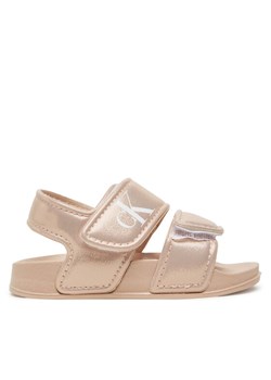 Sandały Calvin Klein Jeans V1A2-82062-0376 M Różowy ze sklepu eobuwie.pl w kategorii Sandały dziecięce - zdjęcie 182081456