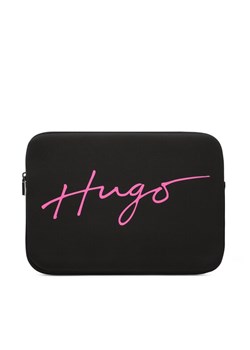 Etui na tablet Hugo Love Laptop Case-L 50492390 Czarny ze sklepu eobuwie.pl w kategorii Torby na laptopa - zdjęcie 182081879