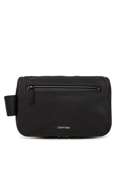 Kosmetyczka Calvin Klein Ck Ease Washbag W/Hanger K50K512943 Czarny ze sklepu eobuwie.pl w kategorii Kosmetyczki - zdjęcie 182081936