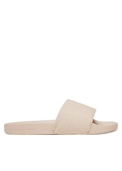 Klapki Calvin Klein Jeans Slide Monogram Wn YW0YW01835 Beżowy - id: 0000304829390 - marki Calvin Klein - 182081997 Klapki Calvin Klein Jeans Slide Monogram Wn YW0YW01835 Beżowy ze sklepu eobuwie.pl w kategorii Klapki damskie - zdjęcie 182081997