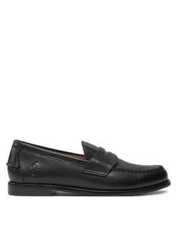 Mokasyny Polo Ralph Lauren Alston 803932221002 Czarny ze sklepu eobuwie.pl w kategorii Mokasyny męskie - zdjęcie 182082016
