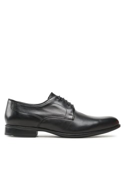 Półbuty Geox U Iacopo U169GC00043C9999 Czarny ze sklepu eobuwie.pl w kategorii Buty eleganckie męskie - zdjęcie 182082066