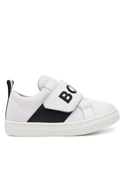 Sneakersy BOSS J52161 S Biały ze sklepu eobuwie.pl w kategorii Buty sportowe dziecięce - zdjęcie 182082227