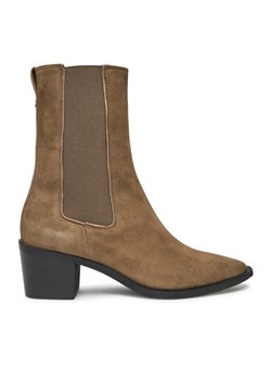 Botki Calvin Klein HW0HW02316 Beżowy ze sklepu eobuwie.pl w kategorii Botki - zdjęcie 182082648