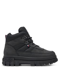 Trzewiki Tommy Hilfiger Lace-Up Bootie T3X5-33707-1492 S Czarny ze sklepu eobuwie.pl w kategorii Buty zimowe dziecięce - zdjęcie 182082908