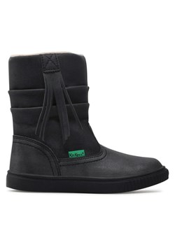 Kozaki Kickers Rumby 830170-30 Czarny ze sklepu eobuwie.pl w kategorii Buty zimowe dziecięce - zdjęcie 182083108