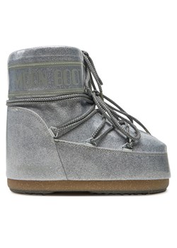 Śniegowce Moon Boot Icon Low Glitter 80D1409440 Srebrny ze sklepu eobuwie.pl w kategorii Śniegowce damskie - zdjęcie 182083226