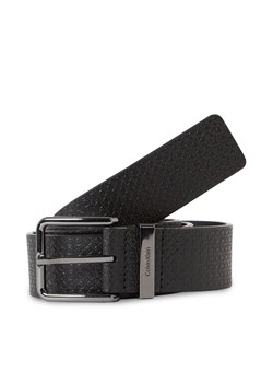 Pasek Męski Calvin Klein Warmth Plus Nano Mono K50K510953 Czarny ze sklepu eobuwie.pl w kategorii Paski męskie - zdjęcie 182083527