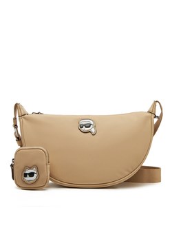 Torebka KARL LAGERFELD A1W30386 Beżowy ze sklepu eobuwie.pl w kategorii Listonoszki - zdjęcie 182083559