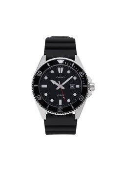 Zegarek Casio Duro Diver MDV-107-1A1VEF Czarny ze sklepu eobuwie.pl w kategorii Zegarki - zdjęcie 182083606