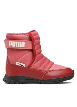 Śniegowce Puma Nieve WTR AC PS 380745 04 Brązowy ze sklepu eobuwie.pl w kategorii Buty zimowe dziecięce - zdjęcie 182083709