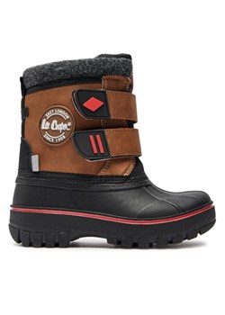 Śniegowce Lee Cooper LCJ-24-44-2864K Brązowy ze sklepu eobuwie.pl w kategorii Buty zimowe dziecięce - zdjęcie 182083945