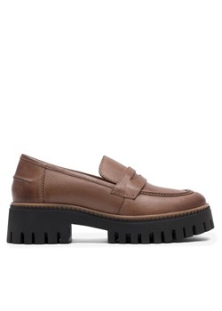 Loafersy Lasocki ZUMBA WI23-ZUMBA-04 Brązowy ze sklepu eobuwie.pl w kategorii Półbuty damskie - zdjęcie 182084007