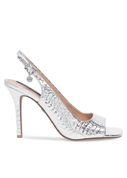 Sandały Nine West FF-1065 Srebrny ze sklepu eobuwie.pl w kategorii Sandały damskie - zdjęcie 182084148