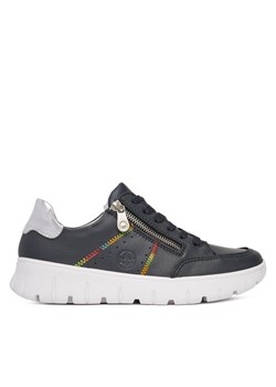 Sneakersy Rieker N1313-14 Granatowy ze sklepu eobuwie.pl w kategorii Buty sportowe damskie - zdjęcie 182084207