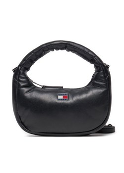 Torebka Tommy Jeans Tjw Pillow Mini Hobo AW0AW16976 Czarny ze sklepu eobuwie.pl w kategorii Torebki damskie - zdjęcie 182084267