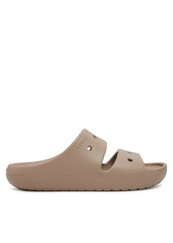 Klapki Crocs Classic Sandal v2 209403 Brązowy ze sklepu eobuwie.pl w kategorii Klapki damskie - zdjęcie 182084318