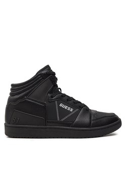 Sneakersy Guess Sava Mid FMTSAM PAC12 Czarny ze sklepu eobuwie.pl w kategorii Buty sportowe męskie - zdjęcie 182084338