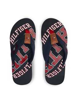 Japonki Tommy Hilfiger Essential Th Beach Sandal FM0FM01369 Granatowy ze sklepu eobuwie.pl w kategorii Klapki męskie - zdjęcie 182084629