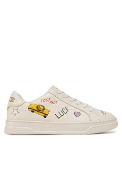 Sneakersy Coach CAQ45 Écru ze sklepu eobuwie.pl w kategorii Buty sportowe damskie - zdjęcie 182084678